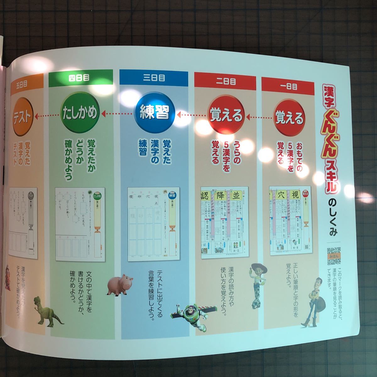 Y26-1302 6年上 漢字ぐんぐんスキル テスト プリント 予習 復習 理科 社会 英語 家庭科 家庭学習 非売品 光文書院 トイストーリー_画像6