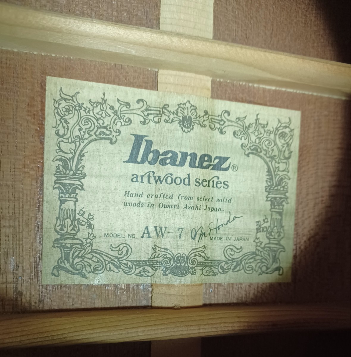 Ibanez AW-70 | normanhubbard.com