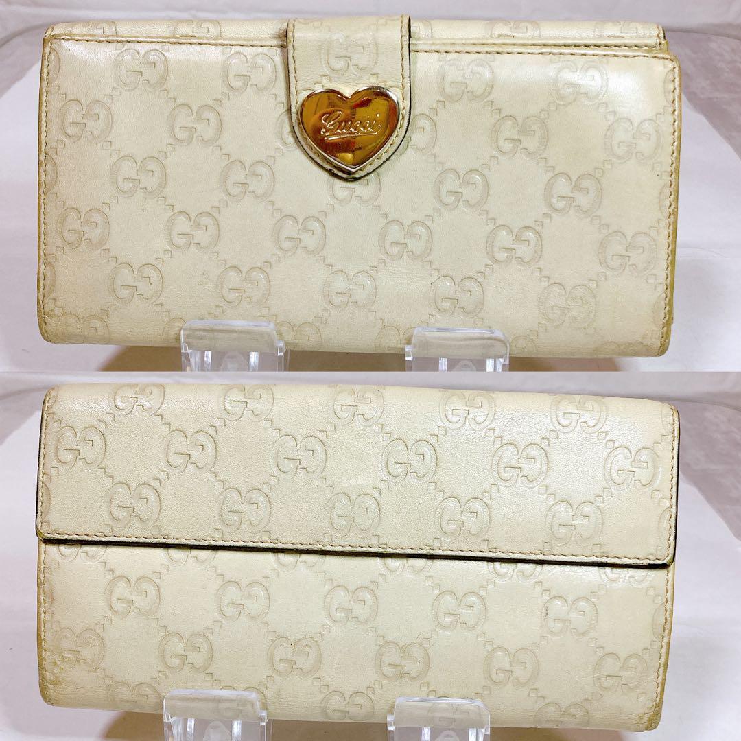 3 グッチ 折り財布 ggキャンバス gg柄 レディース 長財布