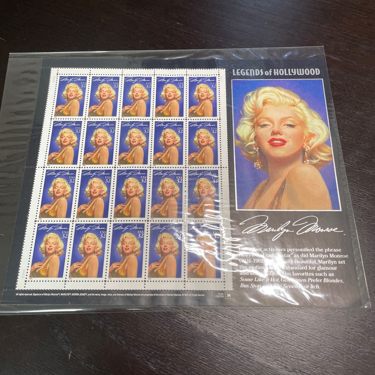 アメリカ 切手シート マリリン・モンロー Marilyn Monroe - コレクション