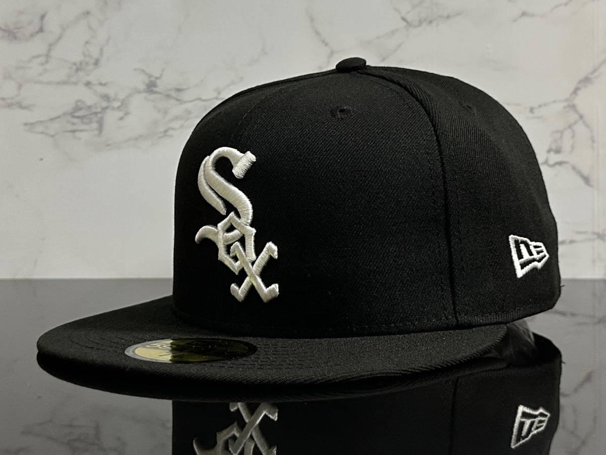 未使用品】18C☆NEW ERAニューエラ 59FIFTY×MLB シカゴ ホワイト
