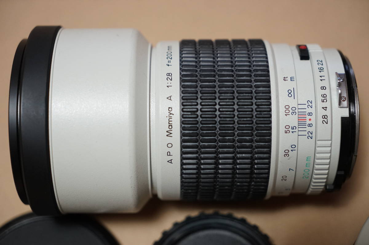 APO MAMIYA A 200mm 1:2.8 マミヤM645マウント用単焦点レンズ Kenko