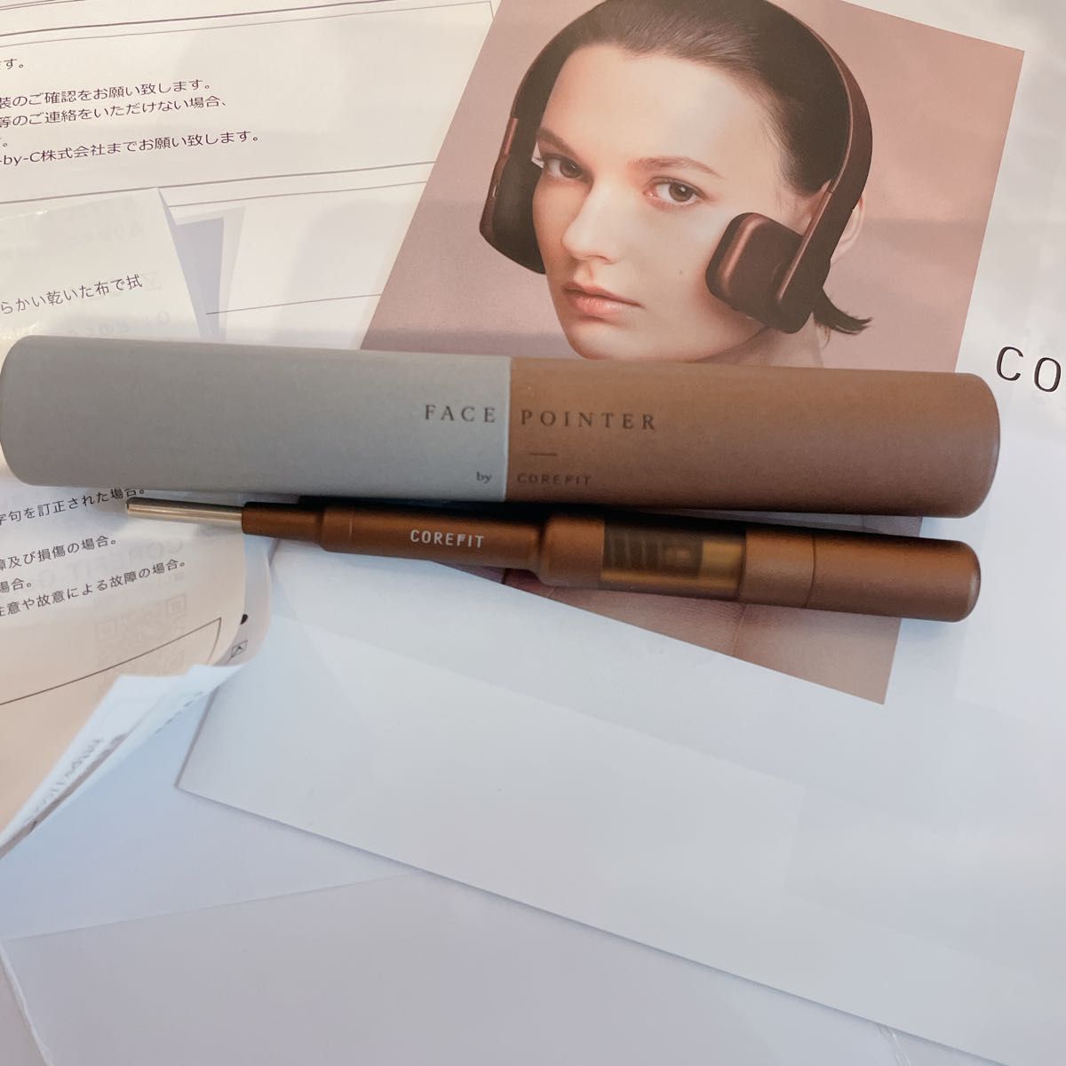 美品】コアフィット フェイスポインター 箱説明書・保証書有り 美品】コアフィット フェイスポインター 箱説明書・保証書有り