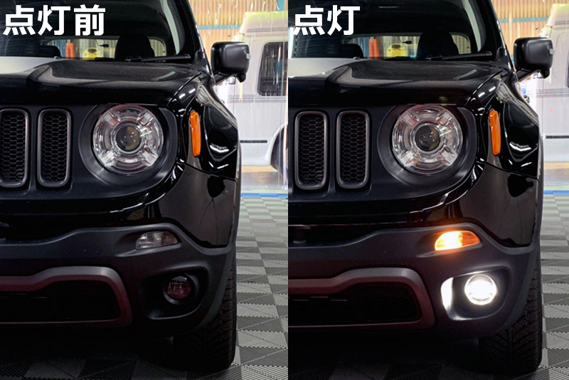 フィアット Fiat ドブロ Doblo LEDフォグ プロジェクター式 6500k ホワイト_画像6