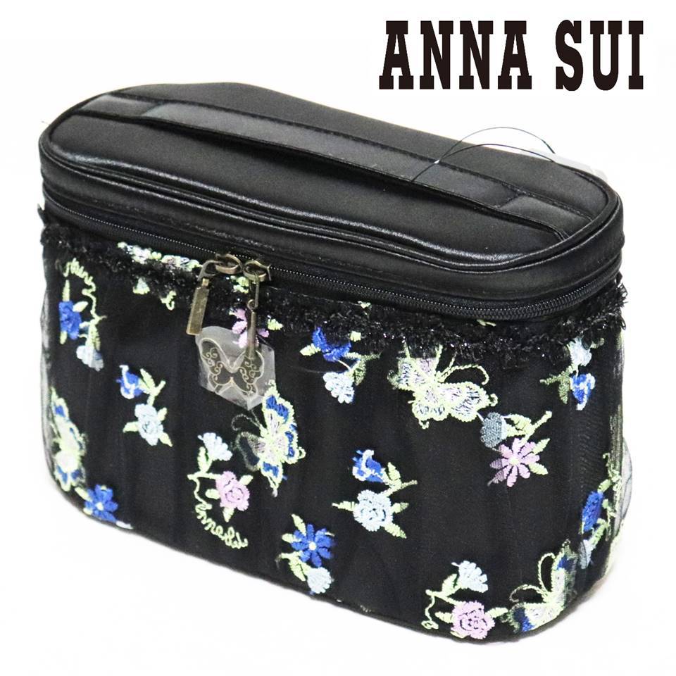 ANNA SUI アナスイ》新品 透け感 バラ・蝶刺繍 上品デザイン ANNA SUI アナスイ》新品 透け感 バラ・蝶刺繍 上品デザイン
