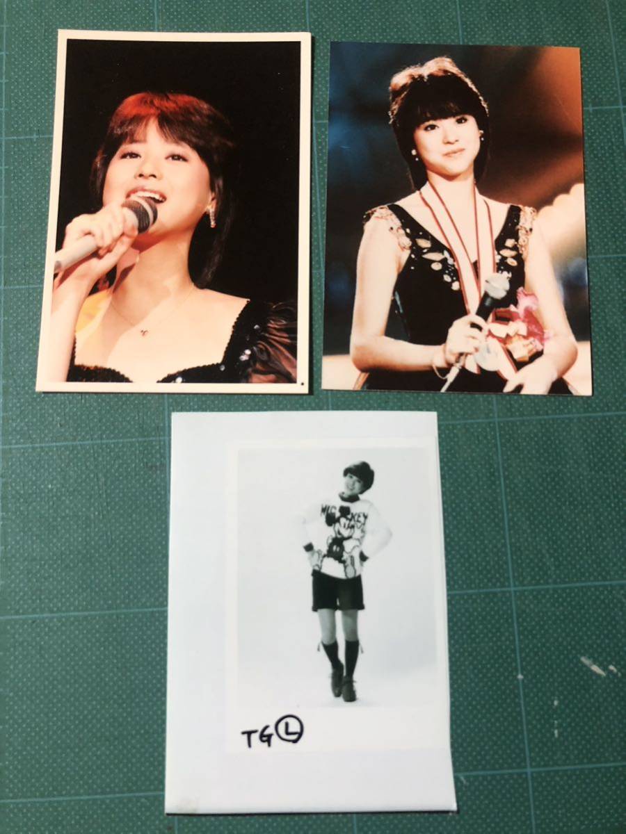 [ rare ] Matsuda Seiko photograph 3 pieces set ( that time thing .) 80 period idol 