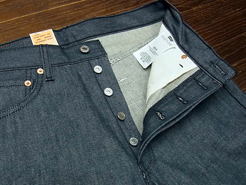 W44 L32　リーバイス LEVI'S 501　リッジド シュリンクトゥフィット 生デニム USAライン_画像9