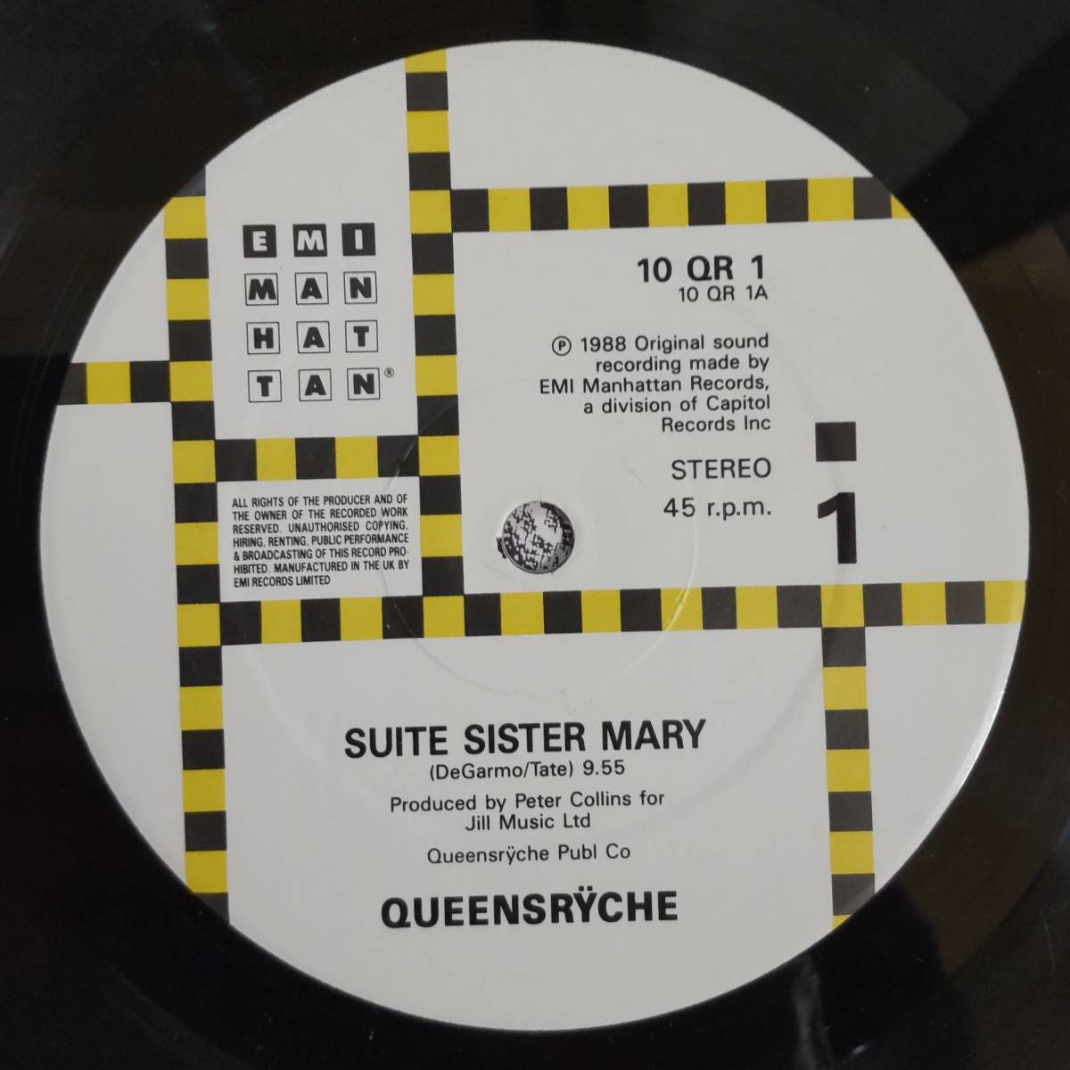 Queensryche ☆「Suite Sister Mary」UK盤 10inchシングル_画像4