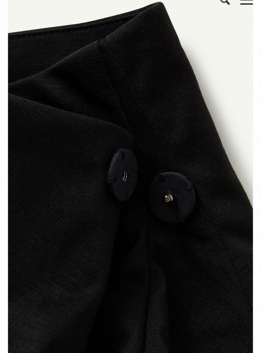 【新品未使用】leinwande ラインヴァンド　トップス Meo Drape Tee / Black 黒　Tシャツ　カットソー