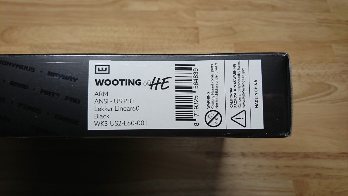 新品未開封】 Wooting 60HE ARM キーボード US配列+sobrape.com.br