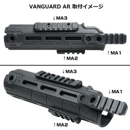 FAB DEFENSE マウントレール M-LOK用 VANGUARDシリーズ対応 ポリマー製 [ MA3 / ブラック ]_画像5