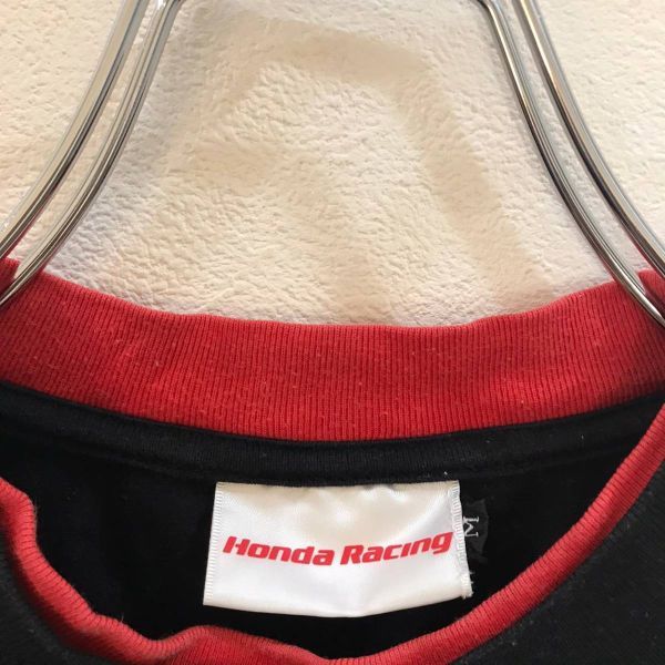 HONDA　RACING/ホンダレーシング 半袖 Tシャツ レーシング ブラック 黒 メンズ M　レースサーキット_画像4