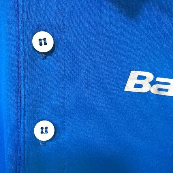 BabolaT /バボラ半袖シャツ スポーツウェア ロゴマーク ブルー系 サイズS_画像7