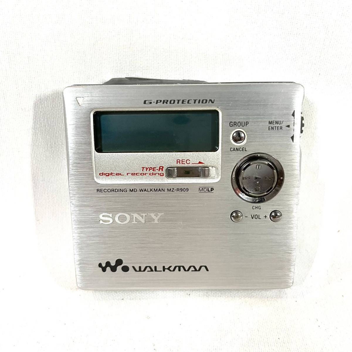 SONY MD walkman MZ-R909 ポータブルMDプレーヤー - ポータブルプレーヤー