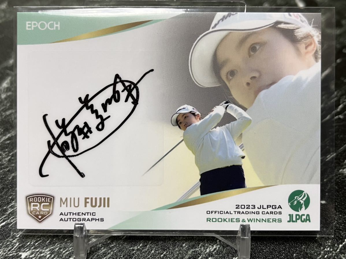 EPOCH 2023 JLPGA ROOKIES & WINNERS 女子プロゴルフ 藤井美羽