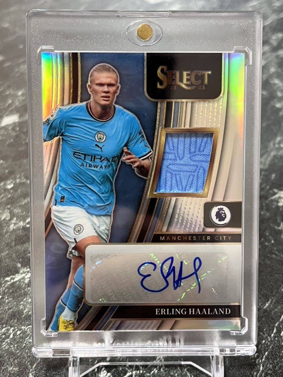 2022-23 panini select premier league ERLING HAALAND autographed