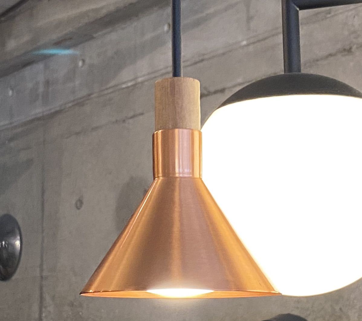 最高級 LED内蔵 pendant-lamp/bronze(検,midcentury,ミッド