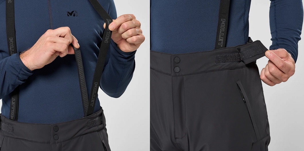 MILLET ミレー スノーバシン パンツ JP Mサイズ ビブパンツ MILLET ミレー スノーバシン パンツ JP Mサイズ ビブパンツ