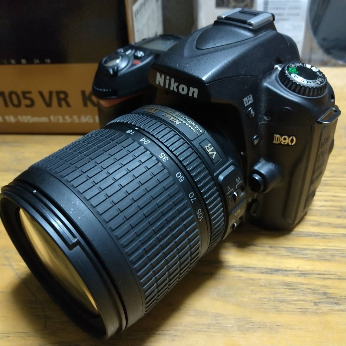 極上美品】☆Nikon ニコン D90 18-105 VR Kit デジタル一眼レフカメラ+