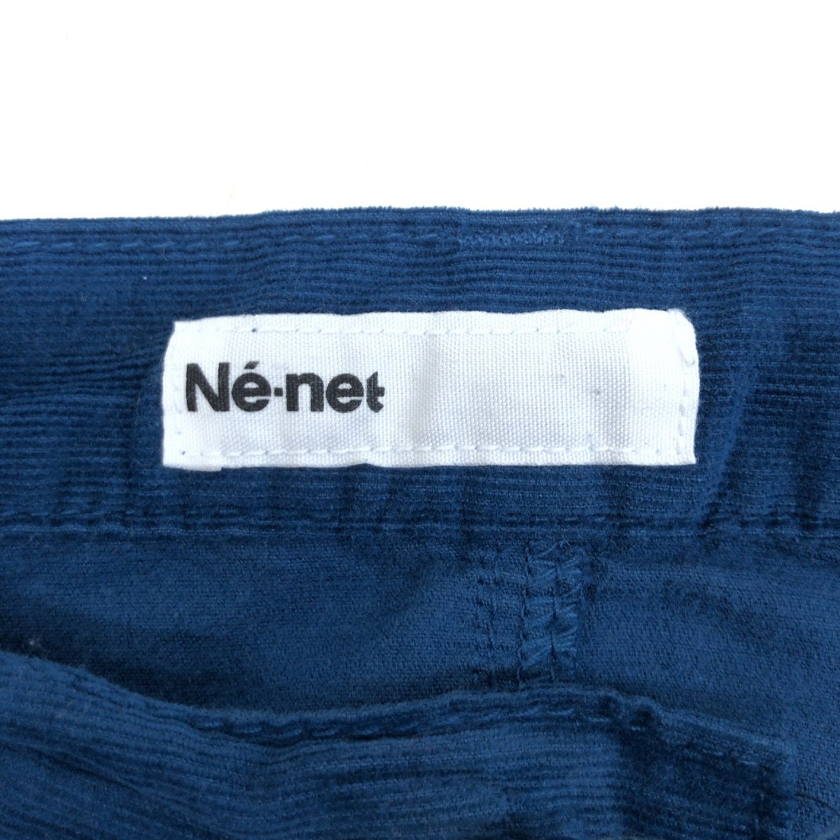Ne-net Ne-Net животное вышивка вельвет шаровары 2(L соответствует ) w80 темно синий темно-синий широкий брюки шт .. дизайн внутренний стандартный товар женский 