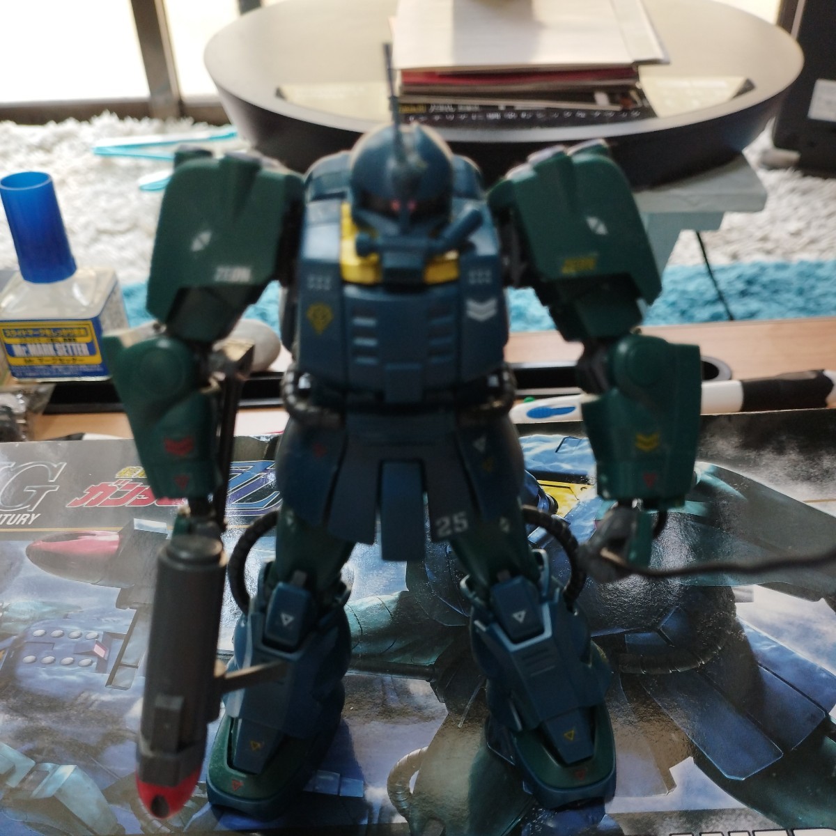 HG 高機動型ザク 黒い三連星仕様 ガンプラ 完成品 ジャンク品 模型