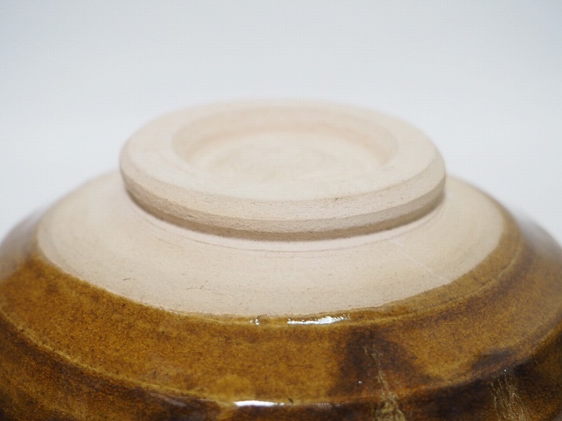 A1628 神懸焼 室井香悦 作 茶碗 化粧箱付 茶道具 抹茶器 茶器