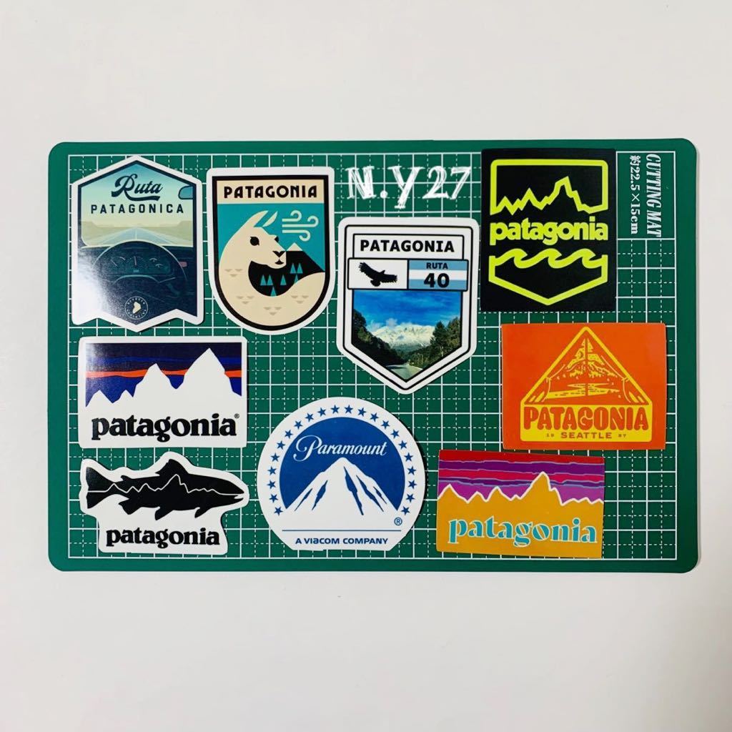 ステッカー アウトドア パタゴニア 53枚 シール キャンプ スポーツ #8防水ステッカー 防水加工 スマホ iPhone 防水ステッカー 53
