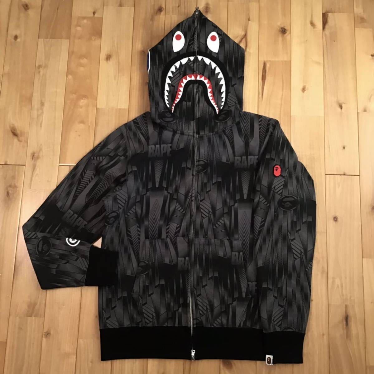 熱販売 HOODIE ZIP FULL SHARK RACER SPEED BAPE Mサイズ 63 パーカー