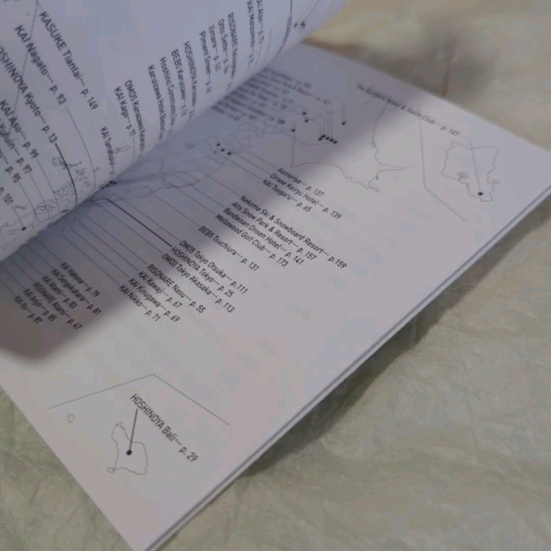 星野リゾート ミニBOOK