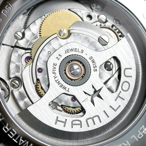 ハミルトン ジャズマスター メンズ 腕時計 H32635131 HAMILTON ブラック_画像6