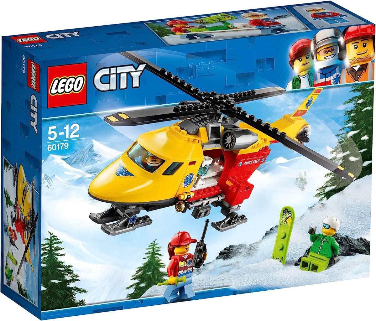 ★送料無料★レゴ(LEGO) シティ 救急ヘリコプター 60179 ブロック おもちゃ_画像1
