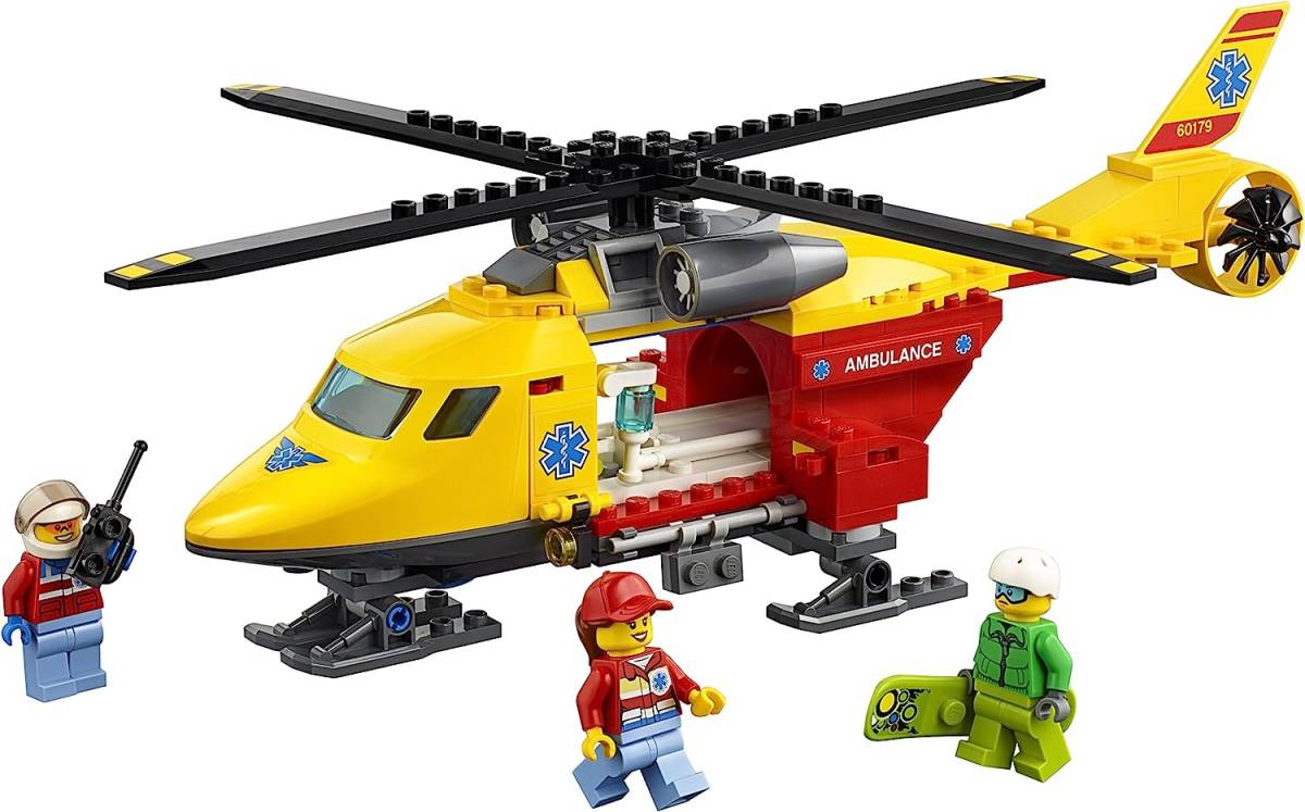 ★送料無料★レゴ(LEGO) シティ 救急ヘリコプター 60179 ブロック おもちゃ_画像9