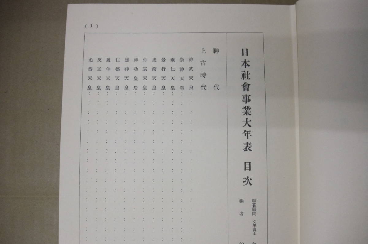 Bｂ2143-バラ　本　日本社会事業大年表　　谷山惠林 編　　刀江書院_画像6