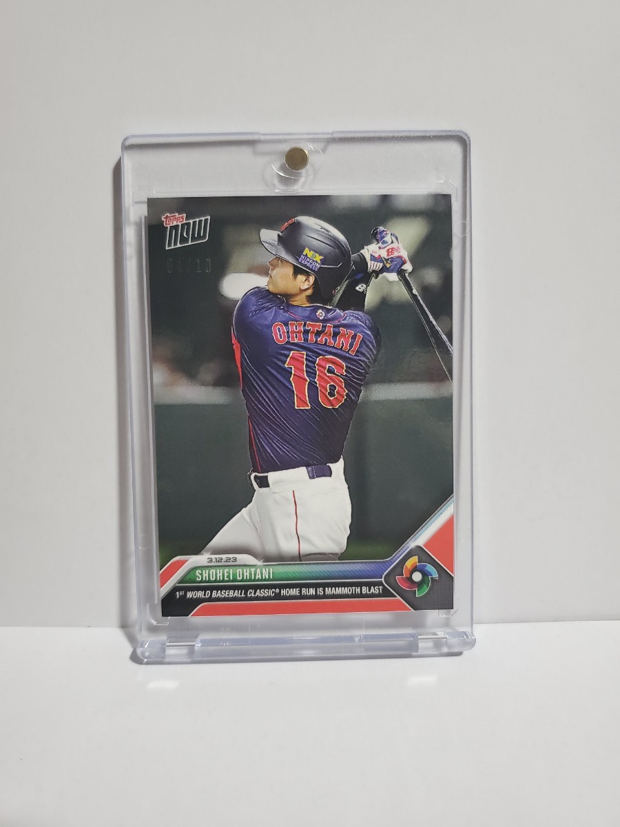 Topps Now WBC 大谷翔平 Red Parallel 10枚限定 Shohei Ohtani レッド