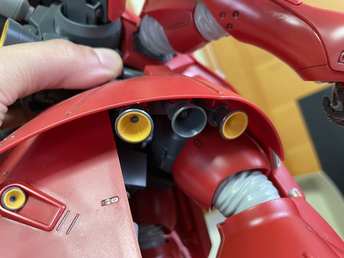 ジャンク 組立済み RE/100ナイチンゲール MG νガンダム Ver.Ka セット