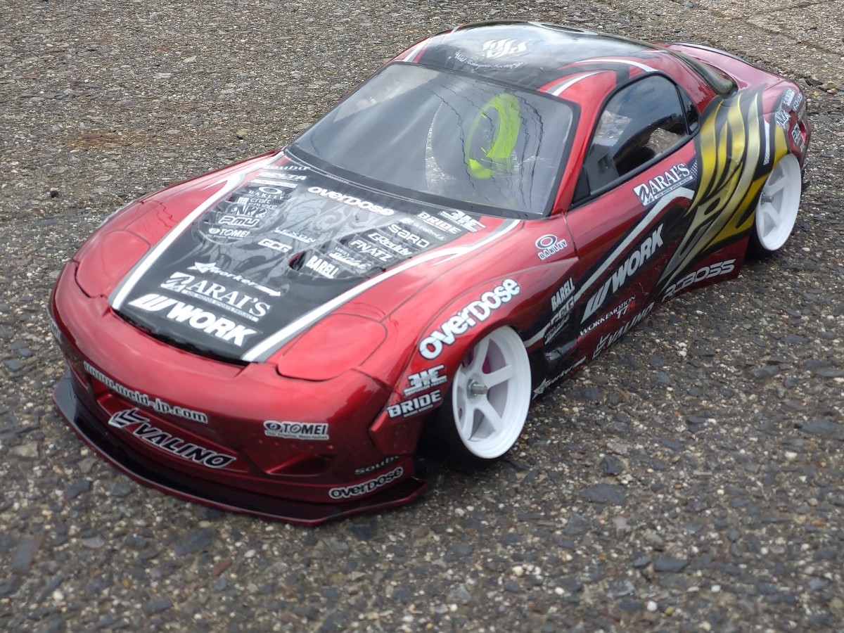 アディクション ロケットバニーRX-7 FD3S 制作済新品ラジコンボディ
