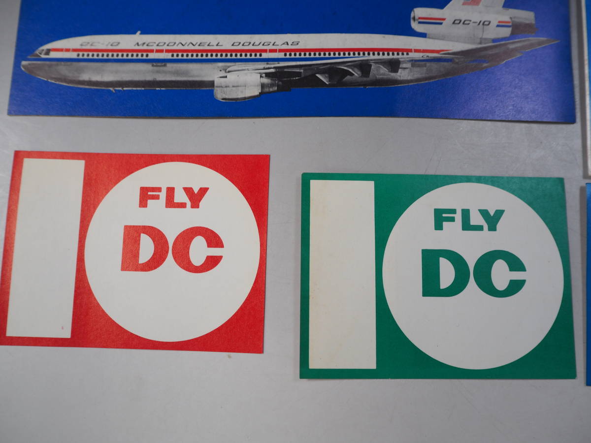 マクドネル・ダグラス　DC-10　ステッカーセット　1970年代　JAL／a_画像6