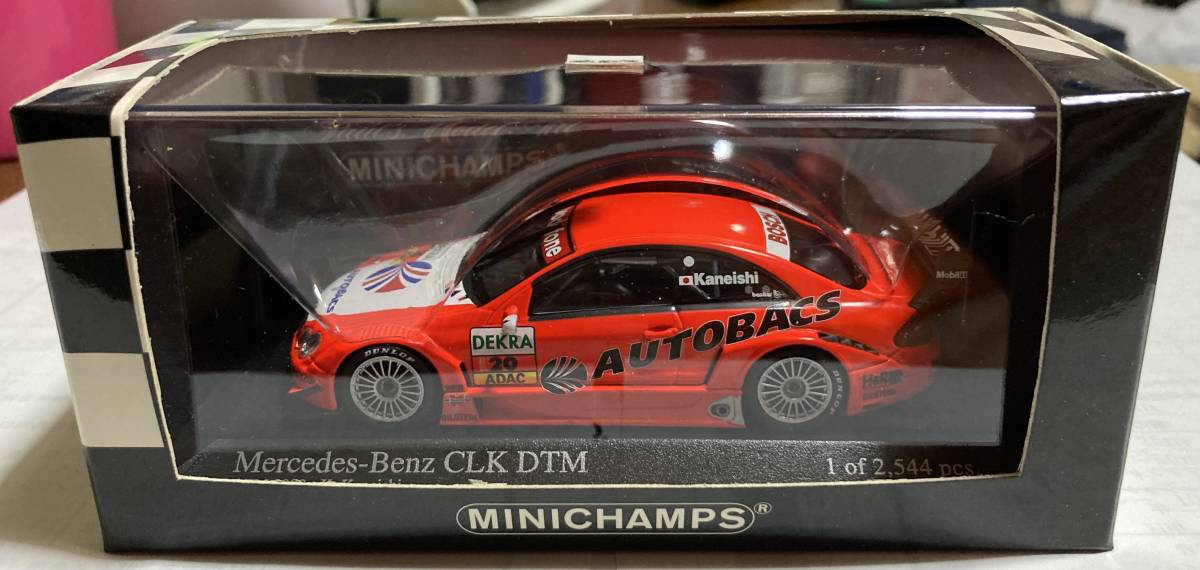 PMA ミニチャンプス 1/43 Mercedes CLK Coupe DTM 2003 ARTA オートバックス 金石勝智の画像1