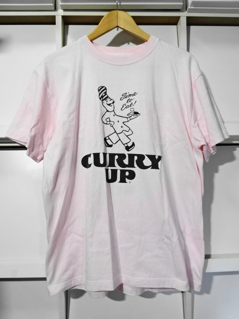 初期【L】CURRY UP (カリーアップ) Tシャツ HUMAN MADE ピンク