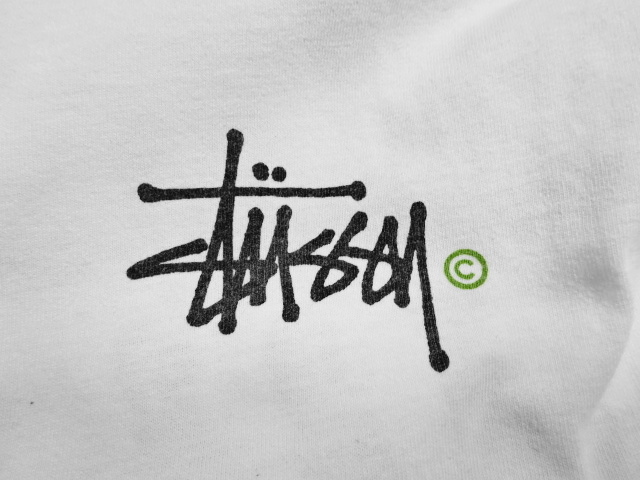 初期90s OLD STUSSY ストックロゴ Tシャツ 【M】 白タグ オールド ステューシー ヴィンテージ アーカイブ ショーンフォント_画像4