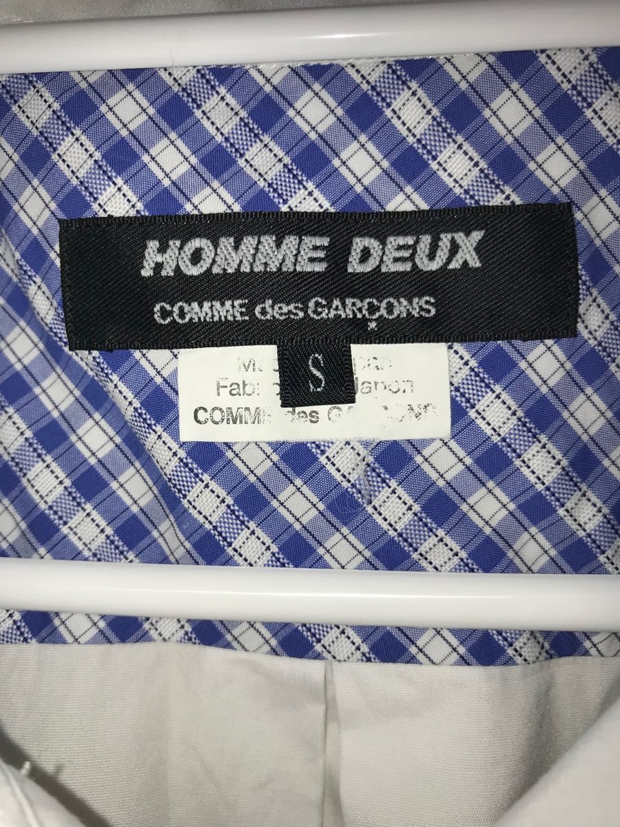 コムデギャルソン　オム　ドゥ　COMME des GARCONS HOMME DEUX 半袖シャツ　Sサイズ