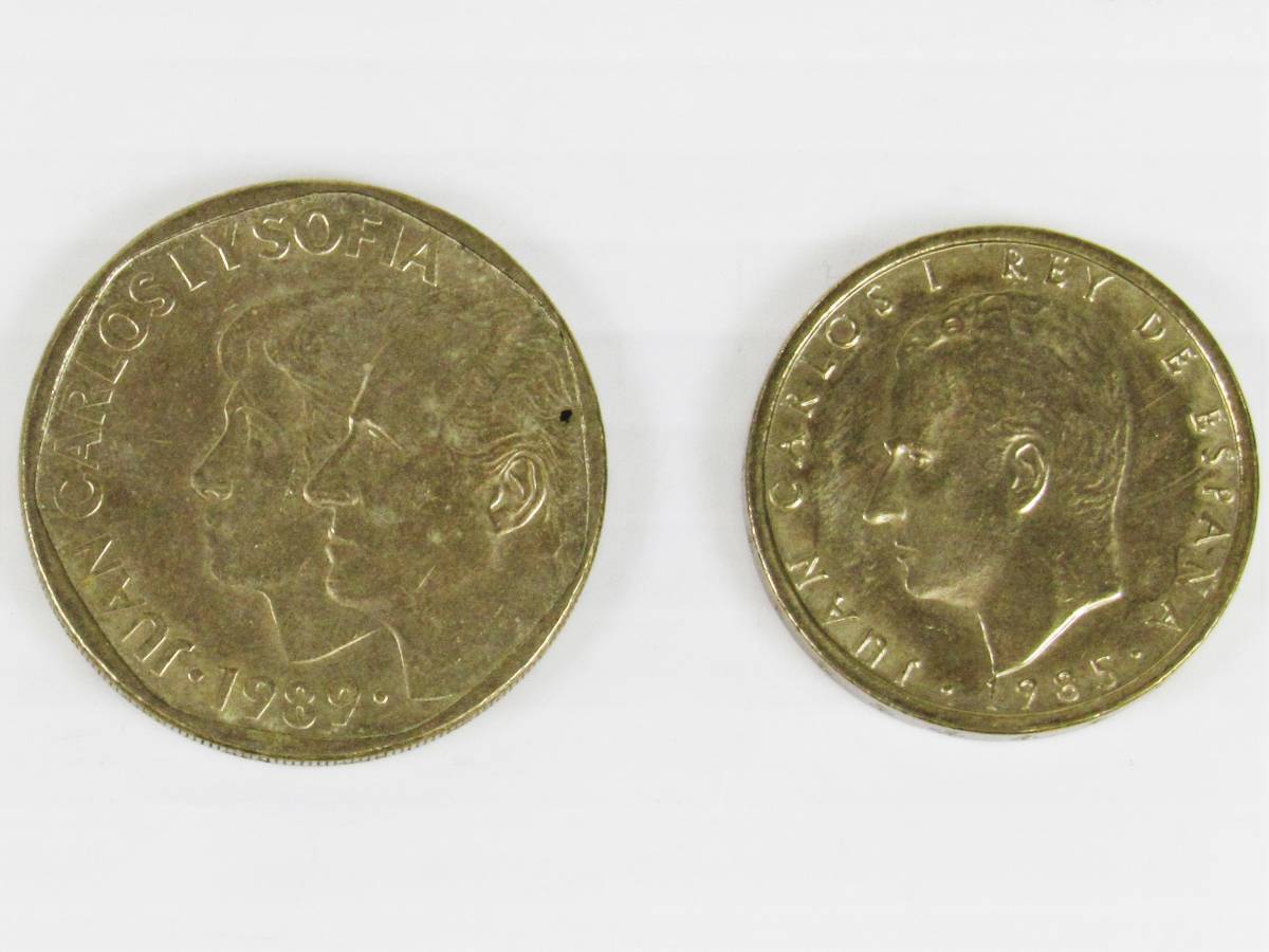 スペイン 古銭 まとめ13枚 500ペセタ 100ペセタ 50ペセタ CIEN PESETAS 硬貨 貨幣 コイン アンティークコイン コレクション kd_画像2