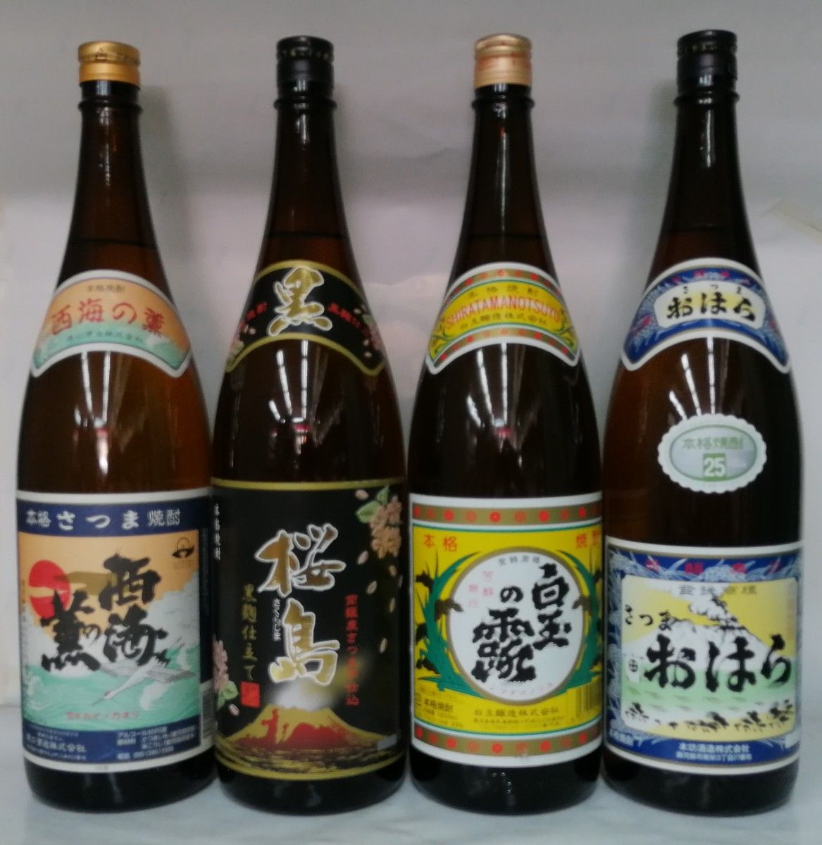 全国総量無料で 厳撰 鹿児島産 芋焼酎 25度1.8㍑×8本セット