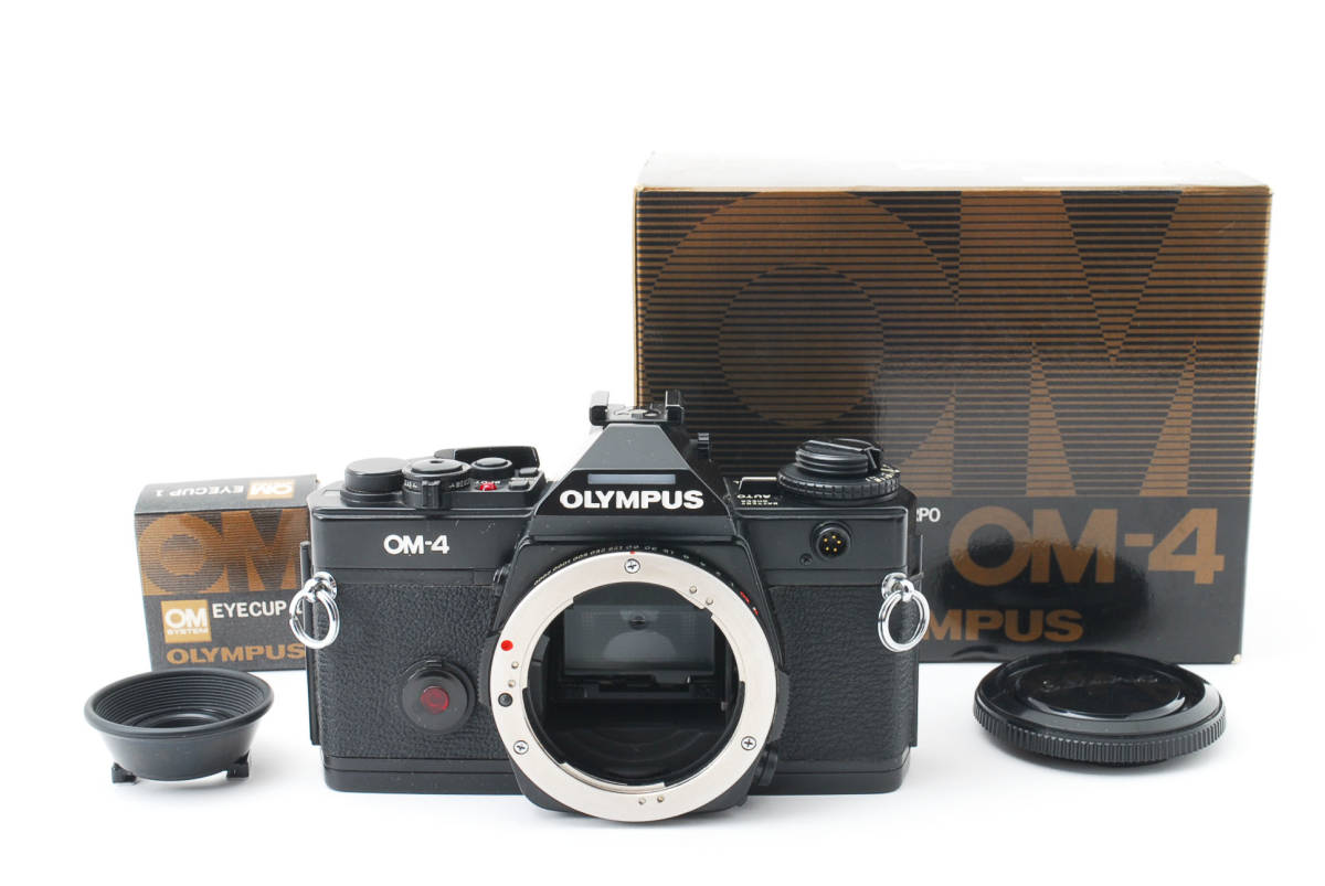 超目玉枠】 Film 35mm Black OM4 OM-4 Olympus 【良品/動作OK/元箱付