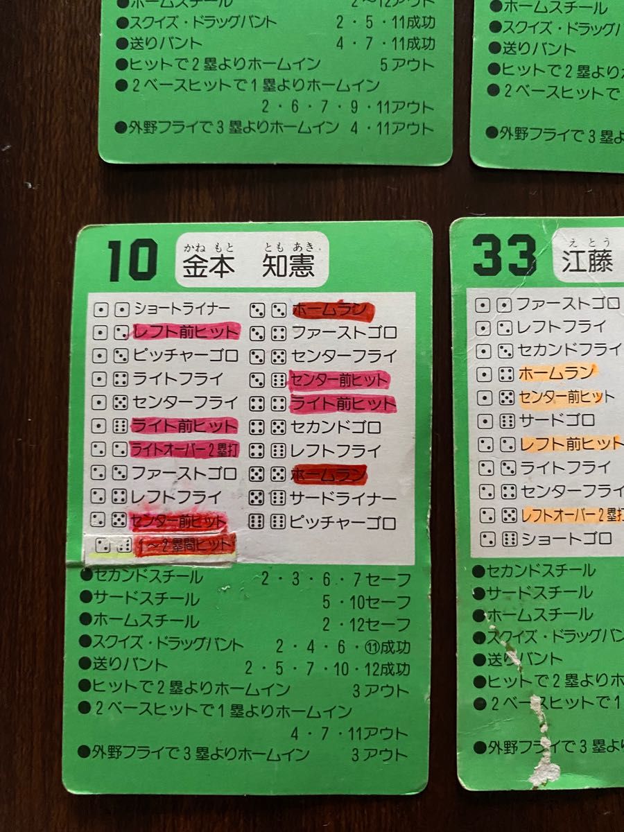 19枚(2枚訳あり)タカラ プロ野球 カード 1996年 広島 東洋 19枚(2枚訳あり)タカラ プロ野球 カード 1996年 広島 東洋