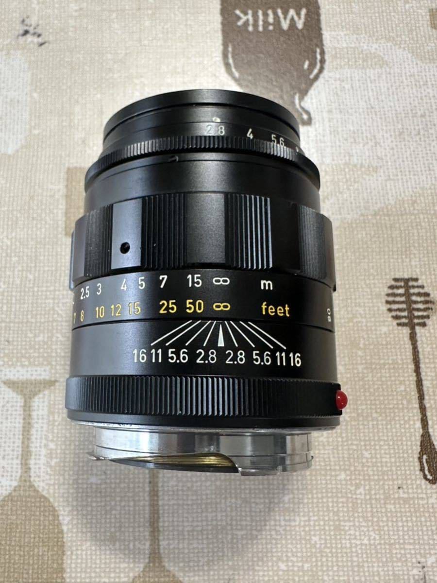 大注目 前期型 ブラック F2.8 90mm TELE-ELMARIT LEICA 1st 珍品 テレ