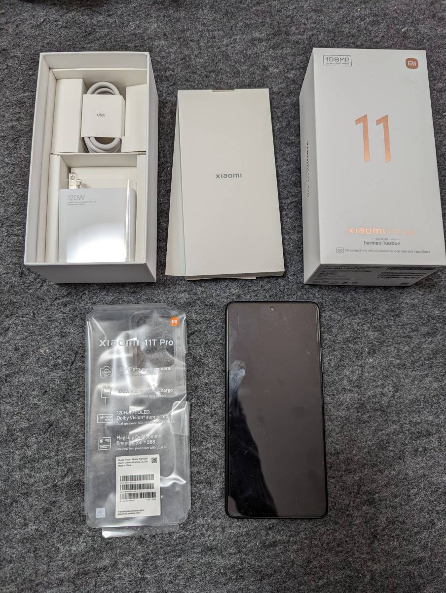 極美品】シャオミ SIMフリースマートフォン Xiaomi 11T Pro 8 GB+128