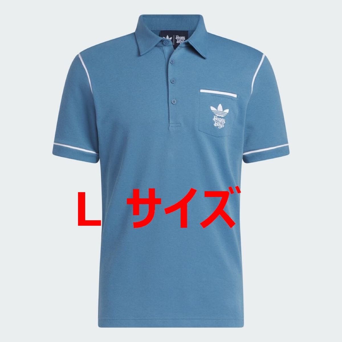 新品限定品 adidas x BOGEY BOYS ポケットポロシャツ Ｌサイズ【adidas Golf/アディダスゴルフ】
