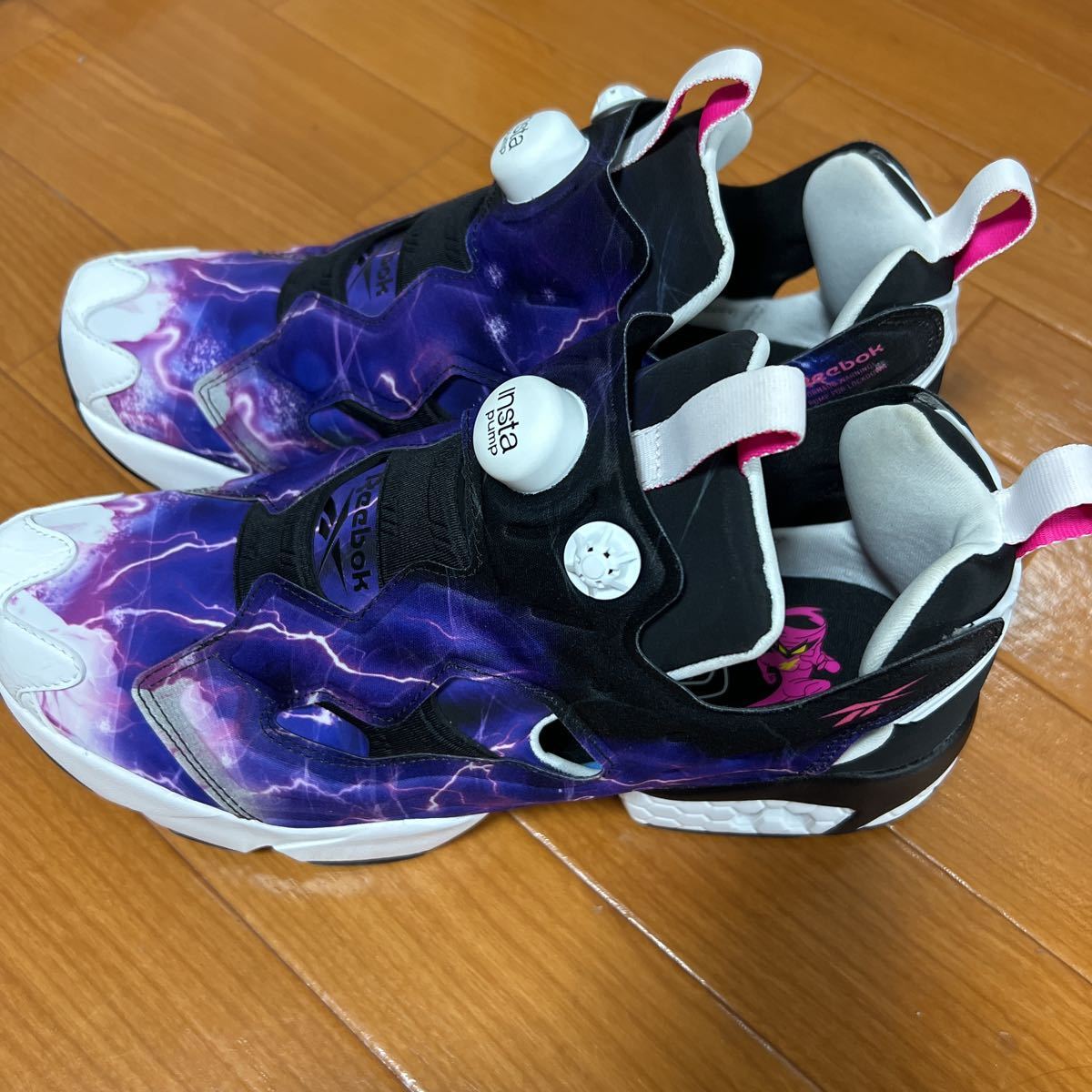 Reebok INSTAPUMP FURY OG NM ブラック/ホワイト/プラウドピンク 20FW-I 送料無料_画像4