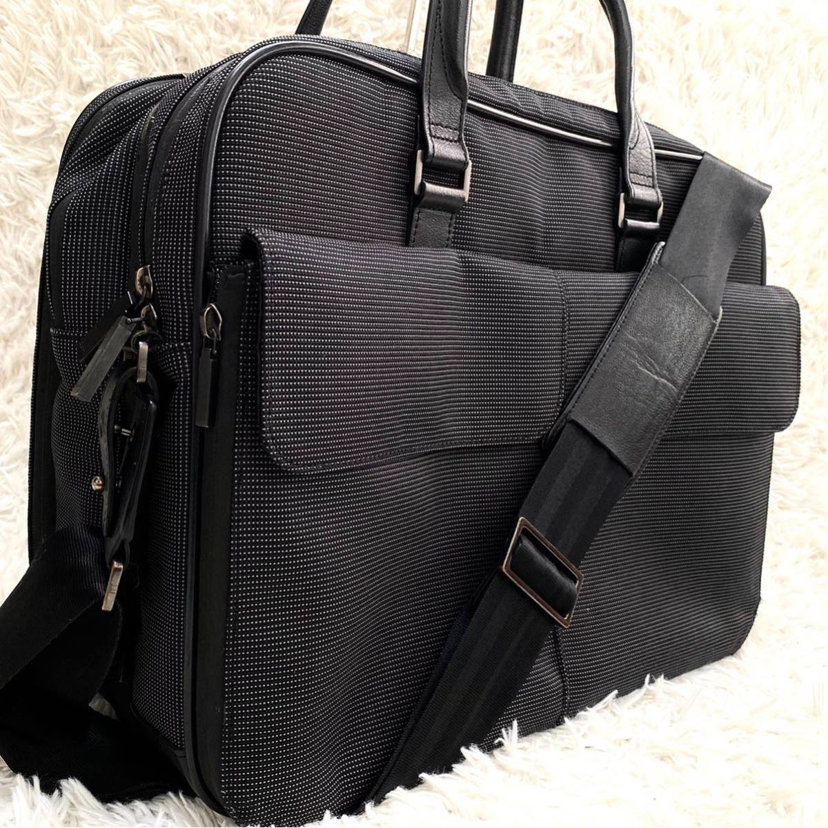1円 美品希少 ダンヒル dunhill ブリーフケース ショルダーバッグ